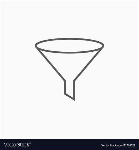 Filter icon Royalty Free Vector Image - VectorStock