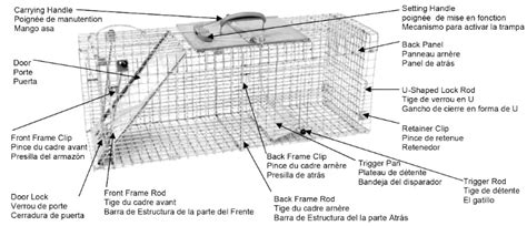 HAVAHART Large 1-Door Collapsible Easy Set Trap Instructions