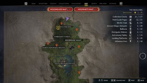 All Hogwarts Legacy landing platforms locations