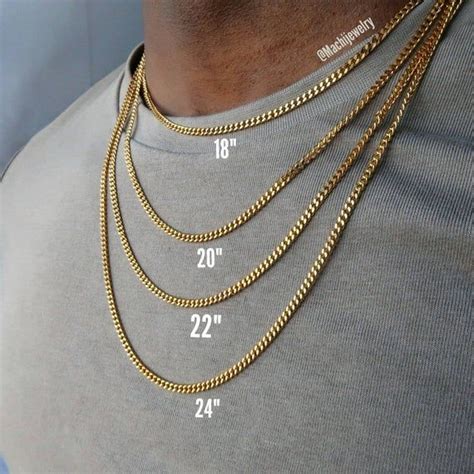 Mens Cuban Link Chain Gold 3mm 18kgold Curb Necklace for Men Curbchain Christmas Jewellery Gift ...