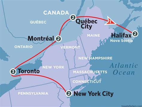 CANADA to New York - TravelsFinders.Com