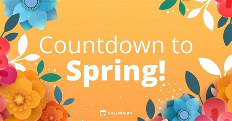 Countdown to Spring - Calendarr