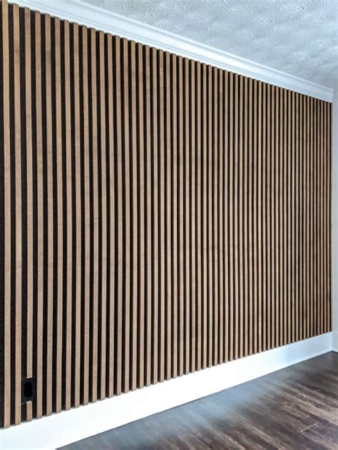 AFFORDABLE SLAT WALL – Simply Aligned Home | Wood slat wall, Slat wall, Wood slats