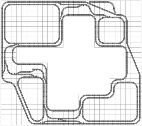 Lego Train Track Layout Geometry | GallaghersArt