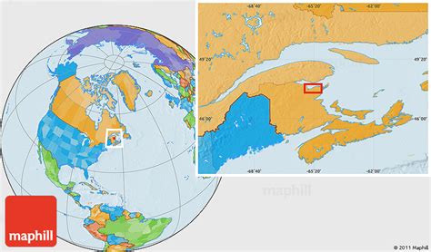 Political Location Map of Bathurst