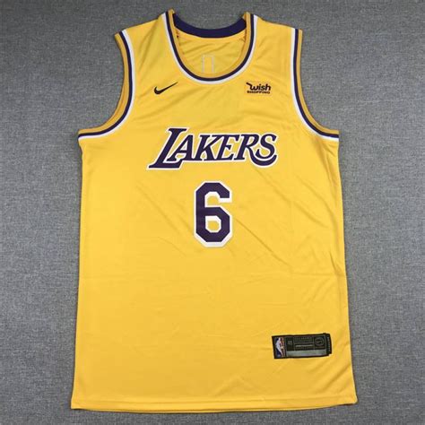 Camiseta LeBron James #6 Los Angeles Lakers Clásico Edición Amarillo ⋆ MiCamisetaNBA