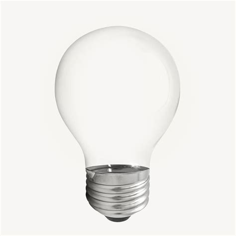 Empty light bulb, isolated image psd, white background | free image by ...