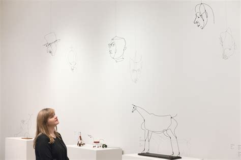 Wire sculptures, by Alexander Calder