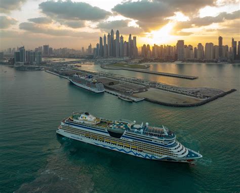 Dubai Harbour Welcomes First Cruise Ship AIDAbella - Shamal Holding