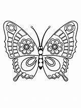 Beautiful Butterfly Coloring Pages  Free Printable For Kids sketch template