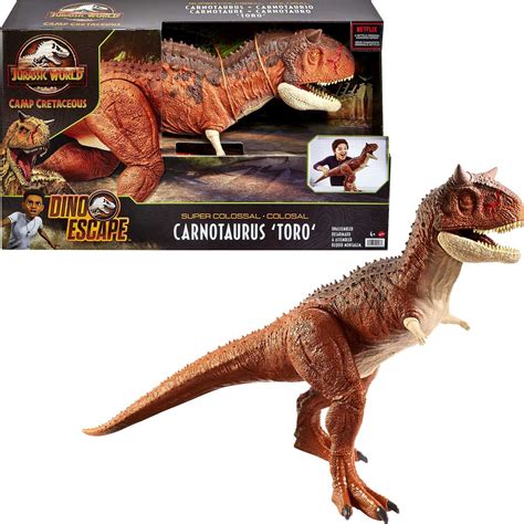 Buy Jurassic World Colossal Carnotaurus Toro Dinosaur Action Figure ...