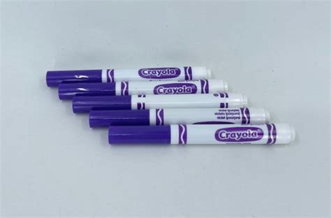 Purple Crayola Broad Line Marker Set of 5 or 10 - Etsy Australia