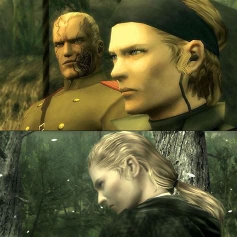 In my second playthrough of Snake Eater I noticed Boss's hair grows ...