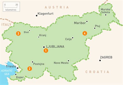 Slovenia Map | Fotolip.com Rich image and wallpaper