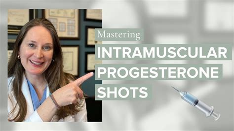 IVF Progesterone Shot Tips + Tricks For Less Pain & Lumps Intramuscular Injection | Dr Lora ...