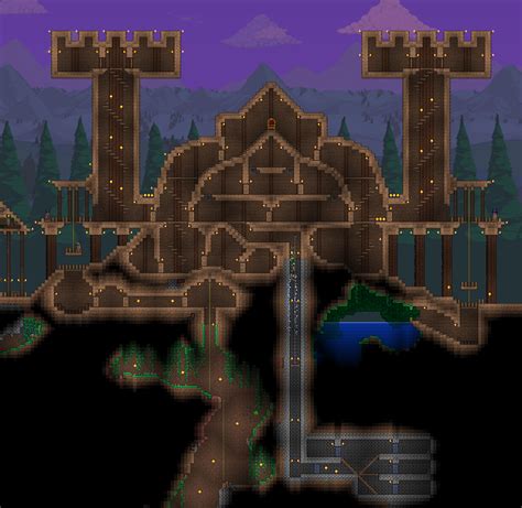 Start of a castle. Now I need to decorate it. : r/Terraria