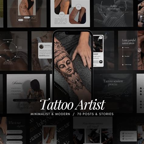 Tattoo Artist Instagram Templates Tattoo Artist Instagram Posts Tattoo ...