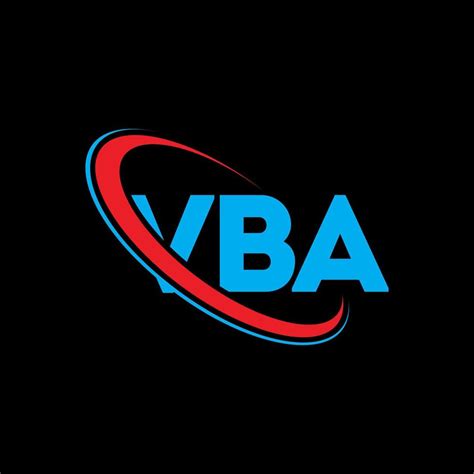 VBA logo. VBA letter. VBA letter logo design. Initials VBA logo linked ...