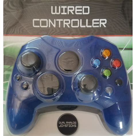 Original Microsoft Xbox Wired Mini Controller - Blue - Walmart.com ...