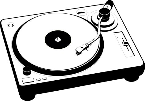 Dj Clipart Black And White PNG Image | Transparent PNG Free - Clip Art Library