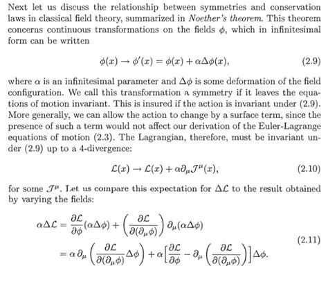 physics - Noether's Theorem proof - Mathematics Stack Exchange