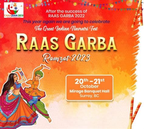 Garba in Surrey | Navratri Festival 2023 | India Cultural Association ...