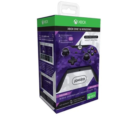 PDP Xbox One Controller - Delux Camo Purple (przew.) - Pady - Sklep komputerowy - x-kom.pl