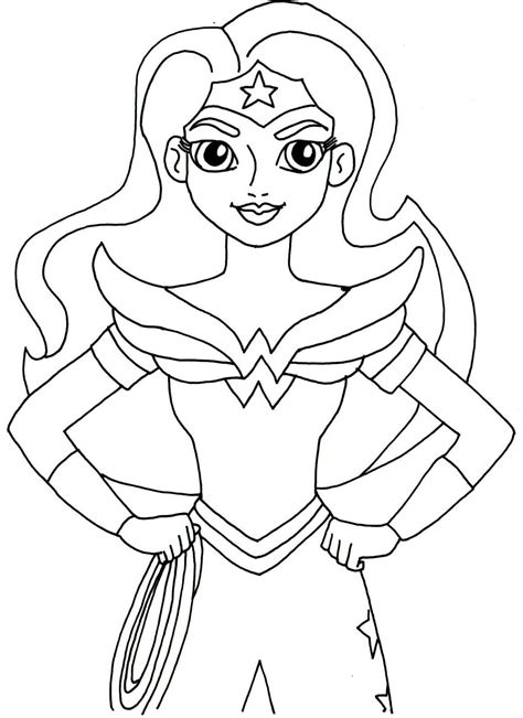 Wonder Woman Coloring Pages - Best ... | Superhero coloring pages, Superhero coloring, Super ...