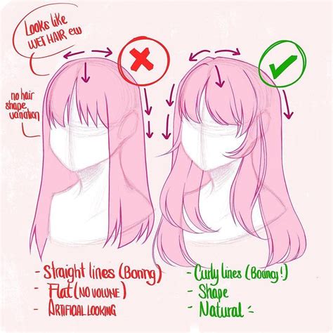 Artist Hue on Instagram: “Some small tips at drawing hair since I’m not ...