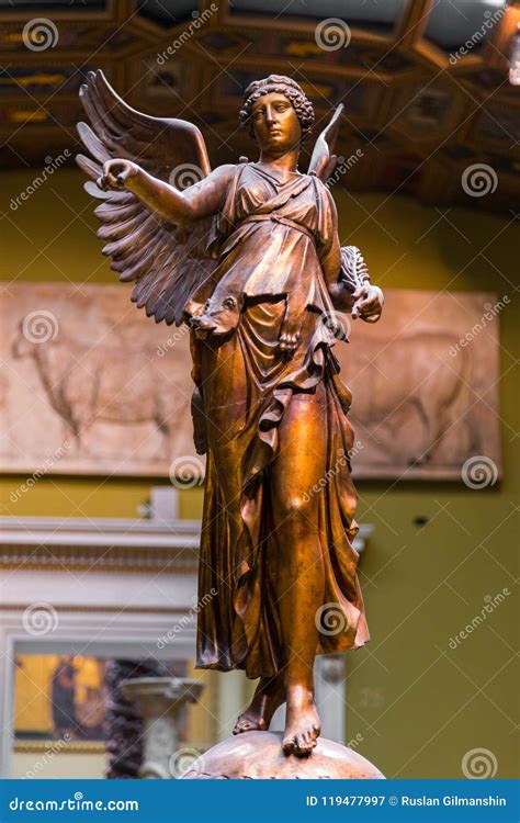 Nike Goddess of Victory Statue on the Victoria Monument Ancient ...