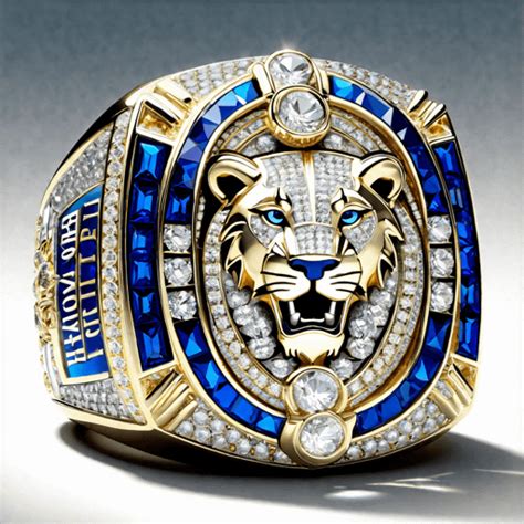 I used AI to generate a Detroit Lions Super Bowl Ring : r/detroitlions