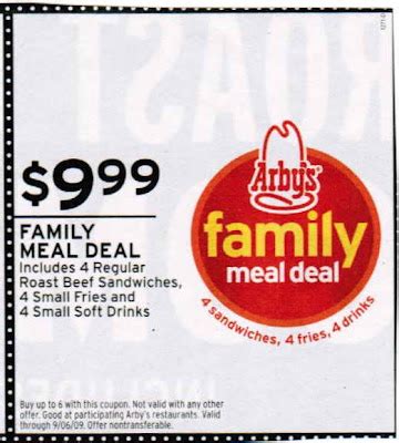 Arby's Coupons www Arby's com: Printable Arby's Coupons