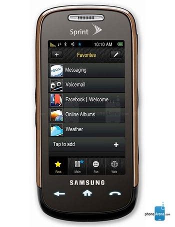 Samsung Instinct specs - PhoneArena