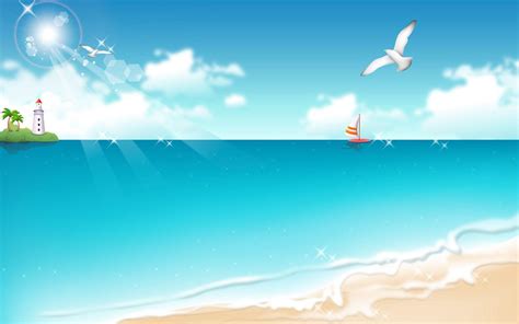 Cartoon Beach Wallpapers - Top Free Cartoon Beach Backgrounds ...