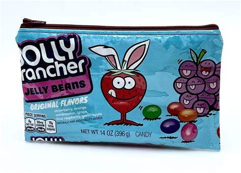 Jolly Rancher Jelly Beans Candy Wrapper Up-cycled Zippered Bag/pouch - Etsy