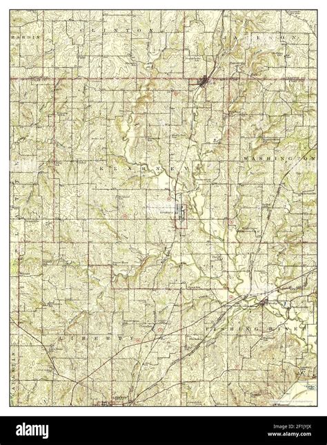 Map of kearney missouri Cut Out Stock Images & Pictures - Alamy