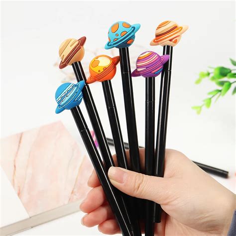 Aliexpress.com : Buy Creative 3D Cool Planet Design Gel Pens Signature Pen School Office ...