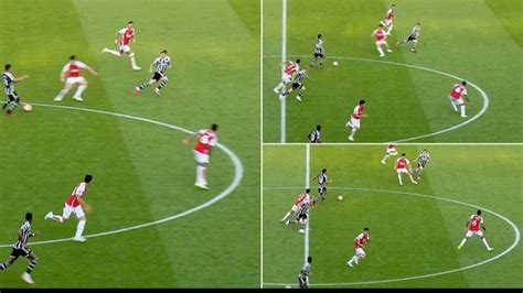 Fans all spot the same thing about Arsenal star as new angle of Alejandro Garnacho offside call ...