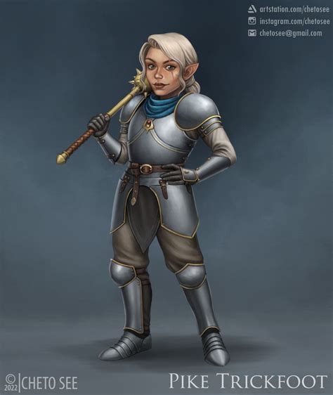 ArtStation - Pike Trickfoot - Critical Role Fanart , Cheto See ...