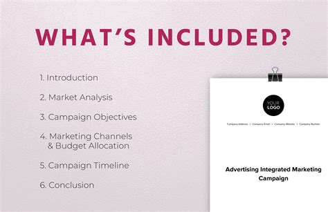 Advertising Integrated Marketing Campaign Template in PDF, Word, Google ...