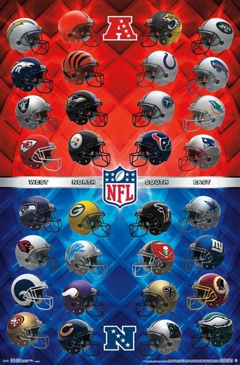 NFL - Helmets Poster Print - Item # VARTIARP15643 - Walmart.com