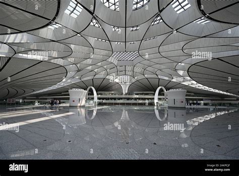 Beijing daxing interior at the airport Stock Photo - Alamy