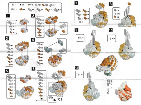 Nautilus nanoblock instructions | Lego toys, Lego, Building blocks
