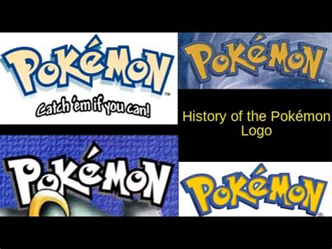 History of the Pokémon Logo (Rare Logos) - YouTube