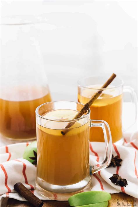 Warm Spiced Apple Cider (Slow Cooker) - Jessica in the Kitchen