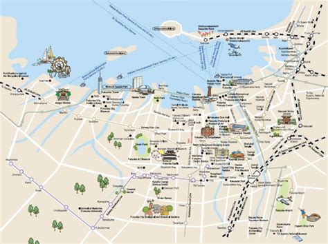 Fukuoka Map - Japan