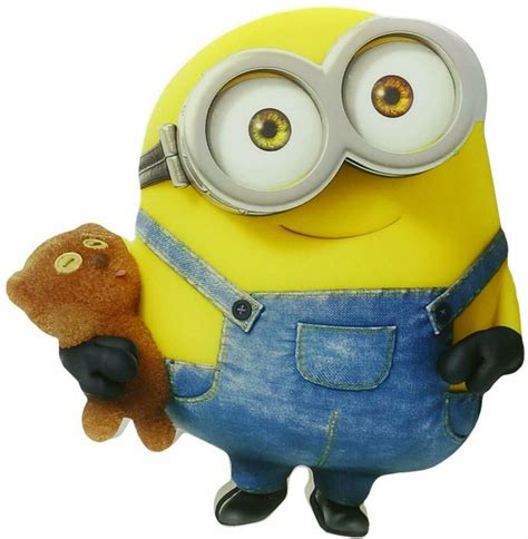 Minions Bob 3D Deco Light New Holding Teddy Bear Mini Wall Push On Despicable Me #3DLightFX ...