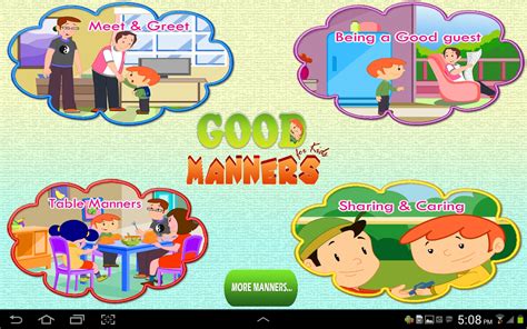 Good Manners for Kids: Good Manners for Kids