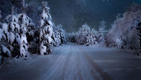 Обои на рабочий стол Winter Wonderland / Зимняя Сказка, by Henri Karppinen, обои для рабочего ...