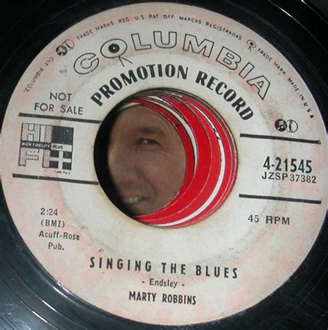 Marty Robbins - Singing The Blues / I Can't Quit (I've Gone Too Far) (1956, Vinyl) | Discogs